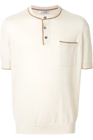Brunello Cucinelli Henley knitted T