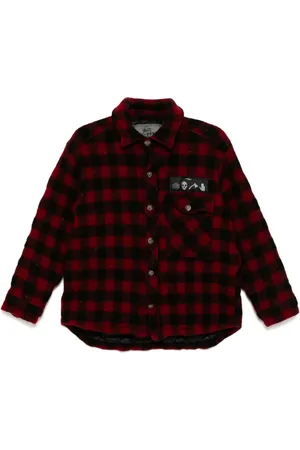 Stain Shade Checked jacket