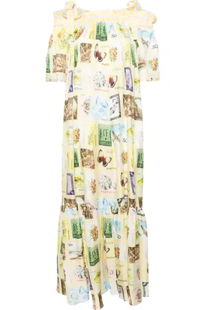 Camilla Long off shoulder frill dress