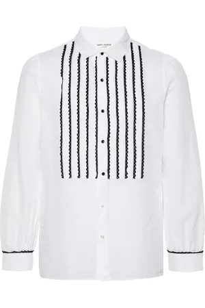 Saint Laurent Contrasting lace