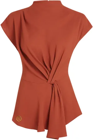 Karl Lagerfeld Asymmetrical draped top