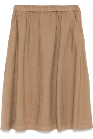 Aspesi Linen midi skirt