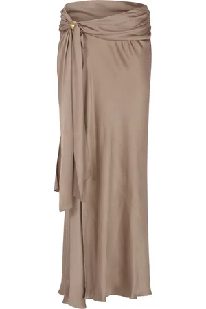 BLUMARINE Wrapped maxi skirt