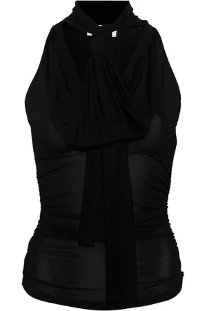 BLUMARINE Ruched jersey top
