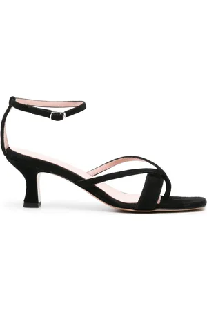 ANNA F. 70mm suede sandals
