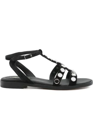 ANNA F. Suede sandals