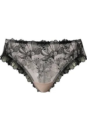 Twin-Set Embroidered tulle briefs