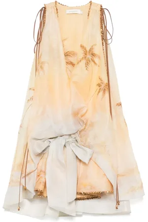 ZIMMERMANN Balance Plunge mini dress
