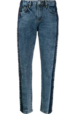 Philipp Plein Logo panelled straight
