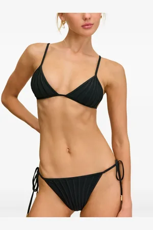 Cult Gaia Mina boned triangle bikini top