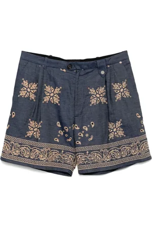 EgonLab Embroidered lace shorts