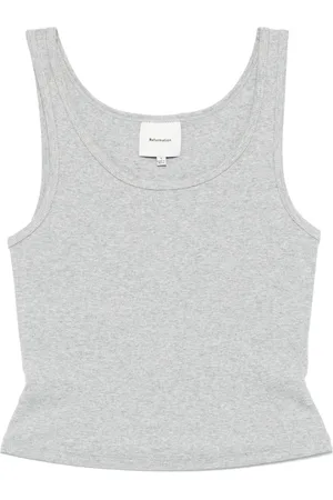 Reformation Olive tank top