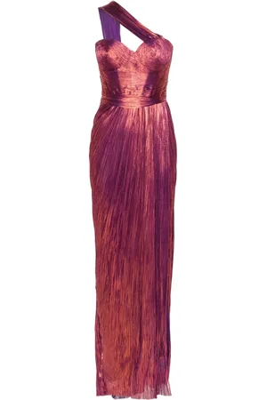 MARIA LUCIA HOHAN Claudine pliss?? silk gown