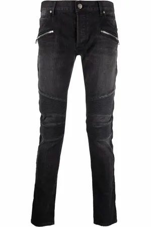 Balmain Ribbed panels slim