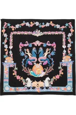 VERSACE Coral theatre scarf