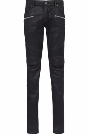 Balmain Coated ribbed slim