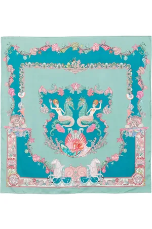 VERSACE Coral theatre scarf