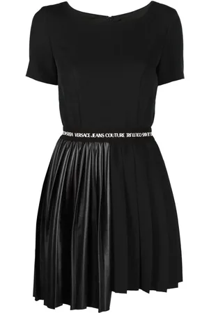 VERSACE Pleated asymmetric T