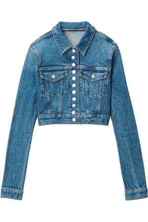 Alexander Wang Shrunken denim jacket