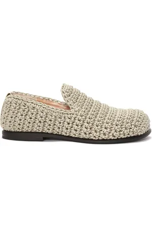 J.W.Anderson Crochet moccasin loafers