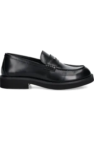 HUGO BOSS Leather penny loafers