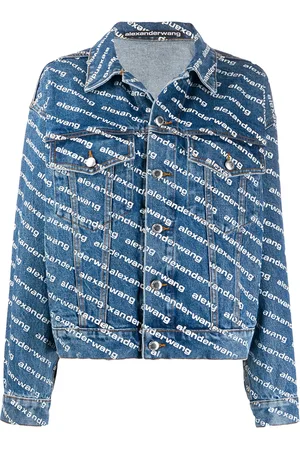 Alexander Wang Logo print denim jacket
