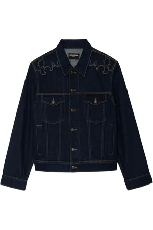 Zadig & Voltaire Embroidered denim jacket