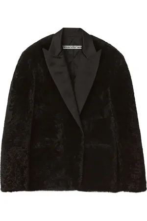 Alexander Wang Shearling tuxedo coat