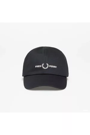 Fred Perry Petten - Graphic Branding Twill Cap Black