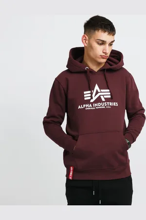 Alpha Industries Sweatshirt Alpha Industries Basic Hoody Dark Wine M