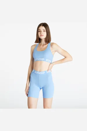 Rip N Dip Peeking Nermal Sports Bra Light Blue L