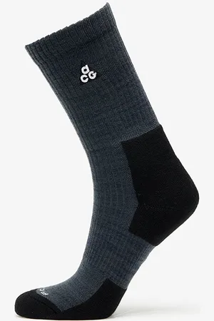 Nike ACG Everyday Cushioned Crew Socks 1-Pack Anthracite/ Volt/ Black/ Summit White M