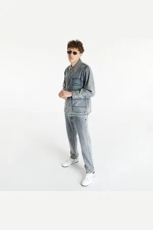 Pleasures Jas Ingress Chore Coat Washed Indigo M