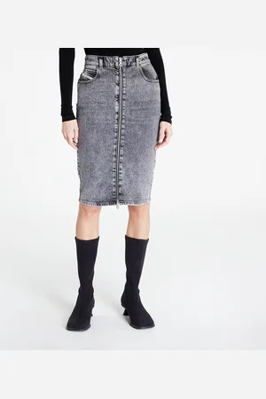 Diesel De-Pencil-Z Skirt Black/ Blue L/29