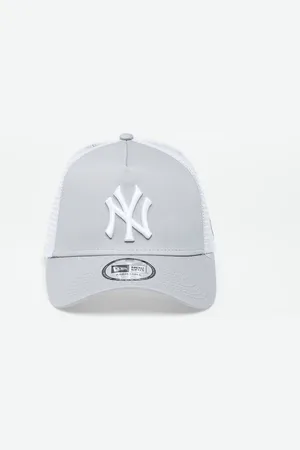 New Era MLB Clean New York Yankees Trucker Cap Grey Universal