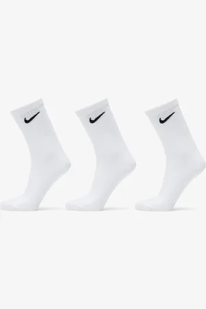 Nike Everyday Lightweight Training Crew Socks 3-Pack White/ Black M