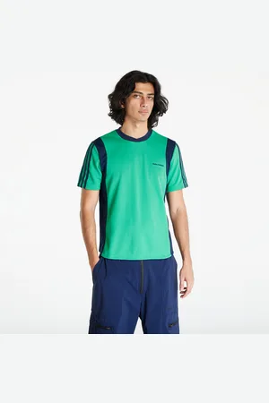 adidas T-shirt adidas x Wales Bonner Fotbal Short Sleeve Tee Green L