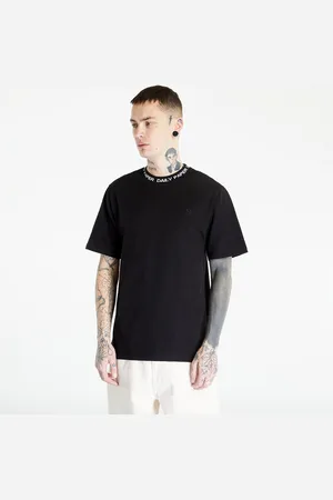 Daily paper T-shirt Erib Short Sleeve Tee Black/ White M