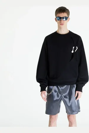 HELIOT EMIL Sweatshirt Morphed Carabiner Crewneck Black L