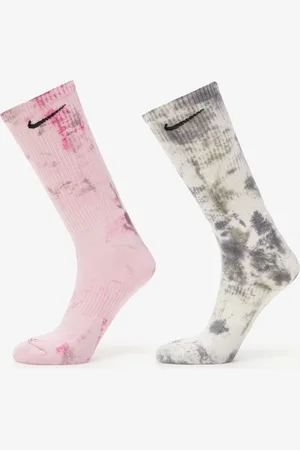 Nike Dri-FIT Everyday Plus Color Splash Cushioned Crew Socks Multi-Color XL