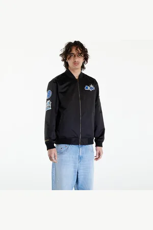 Mitchell & Ness Jas NBA Lightweight Satin Bomber Vintage Logo Magic Black L