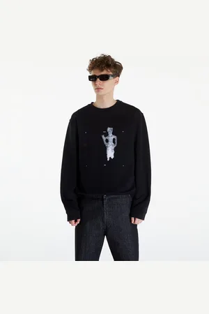 HELIOT EMIL Sweatshirt Formation Crewneck Sweatshirt Black L