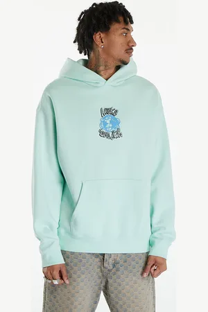 AWAKE NY Sweatshirt Globe Hoodie Mint L