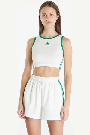 adidas Tanktop adidas Terry Crop Tank Off White L
