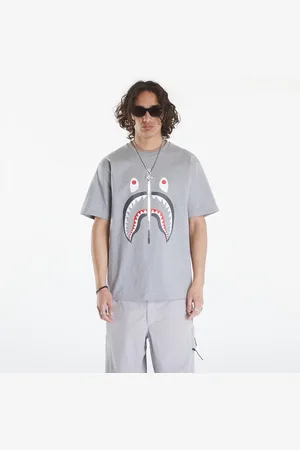 A Bathing Ape T-shirt Shark Tee Gray XL