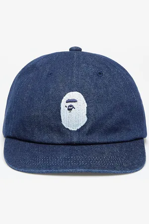 A Bathing Ape Ape Head Denim Cap Indigo Universal