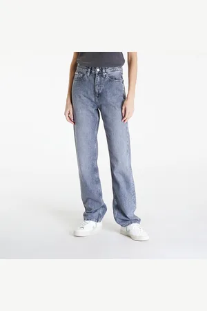 Calvin Klein Spijkerbroek Jeans High Rise Straight Jeans Denim Grey W28/L30