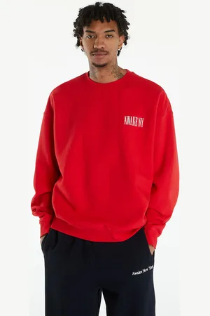 AWAKE NY Sweatshirt Awake Crewneck Red M