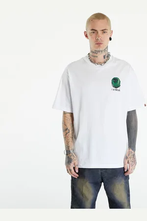 A Bathing Ape T-shirt 3D Art Ape Head Relaxed Fit Tee White XXL