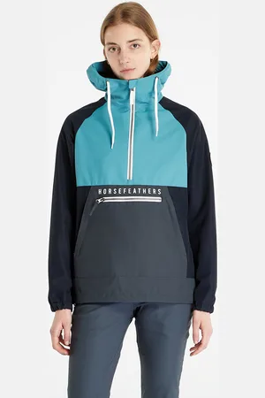 Horsefeathers Windjack Aria Jacket Oil Blue/ Black S